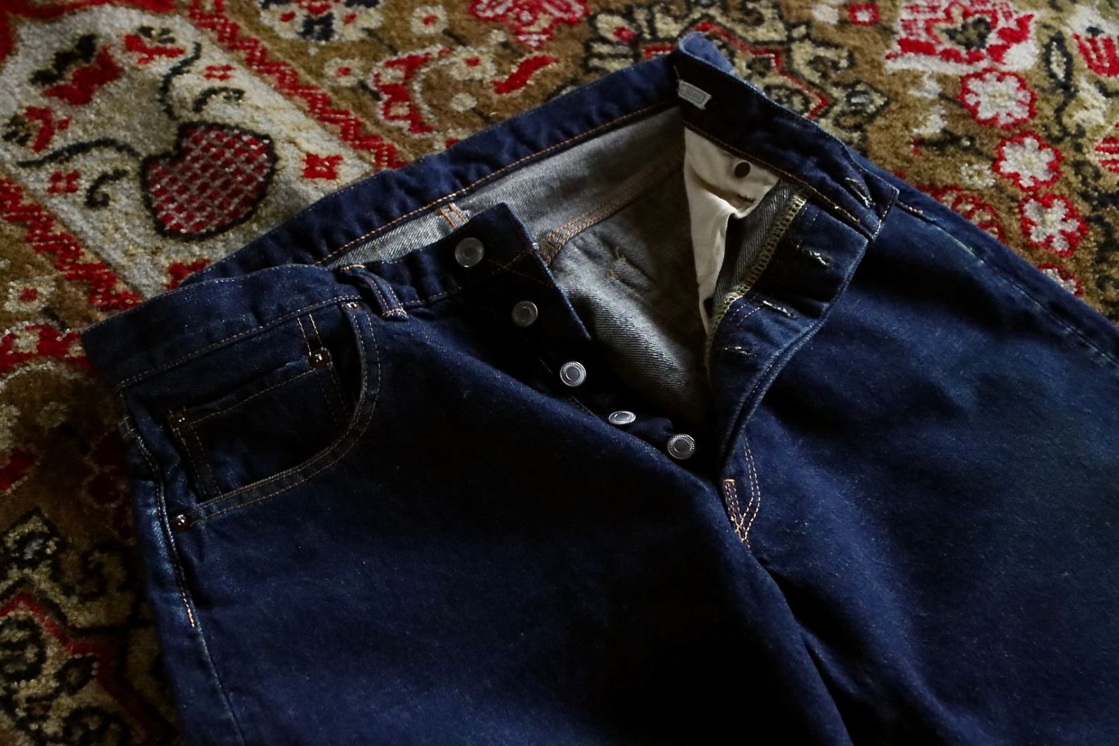 アプレッセ　デニム　￼￼ A.PRESSE - アプレッセデニム Washed Denim Pants E(23SAP-04