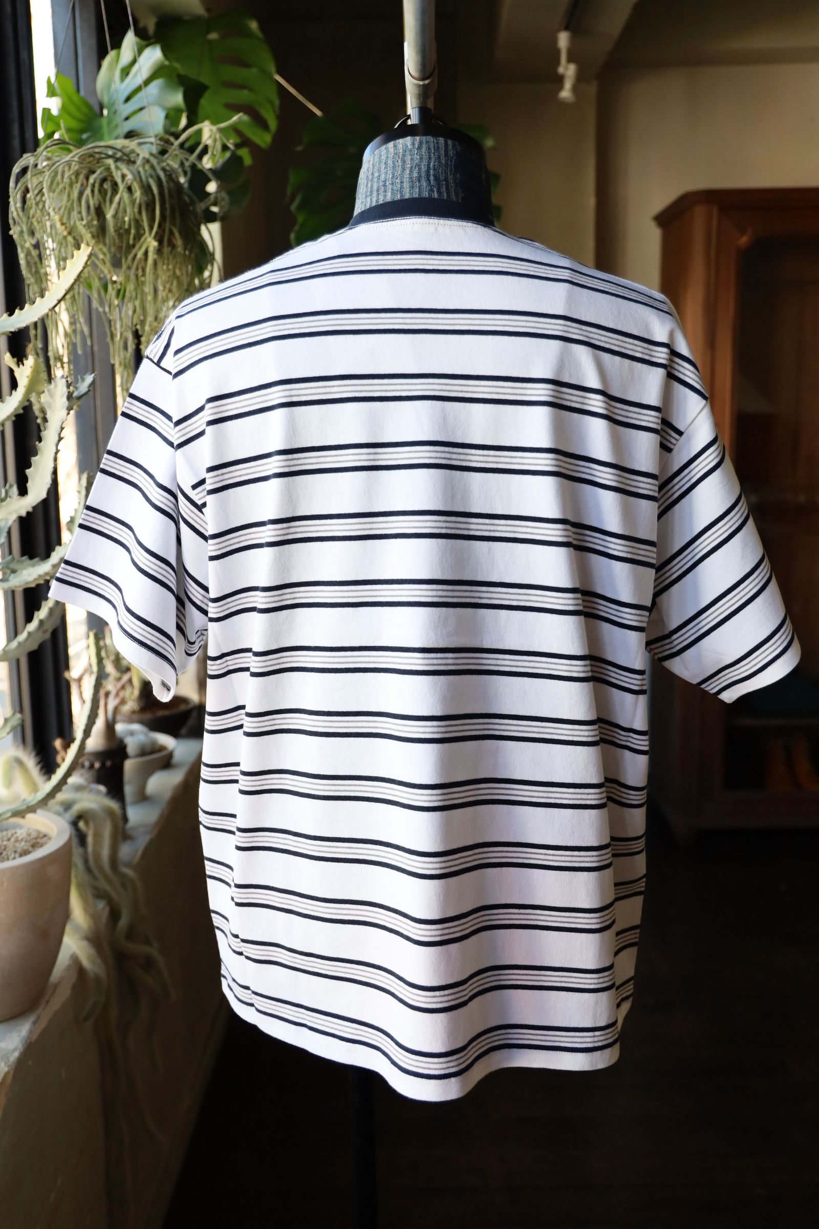 フレッシュサービス MULTI BORDER S/S TEE(FSC251-70121)WHITE