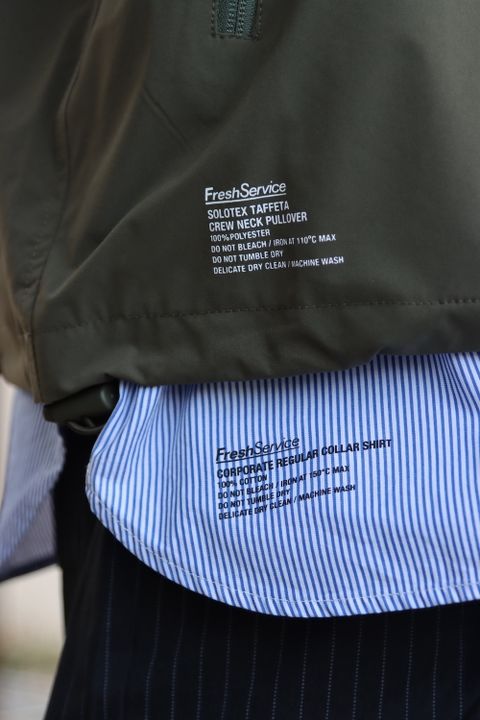 FreshService SOLOTEX TAFFETA CREW NECK PULLOVER(FSW-22-PO_48) style.2022.2.18