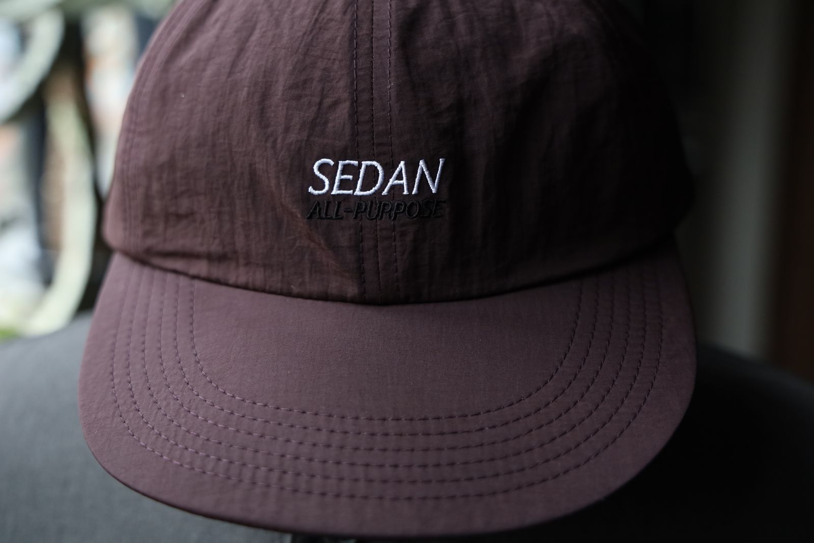 セダンオールパーパス SS25 Tech Logo Camp Cap(SD25S-CP01)Dark Brown☆4月19日(土)発売