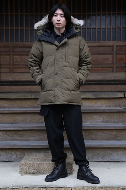 CANADA GOOSE  CARSON PARKA FF(3805MA)"GREEN"style.2020.11.8.