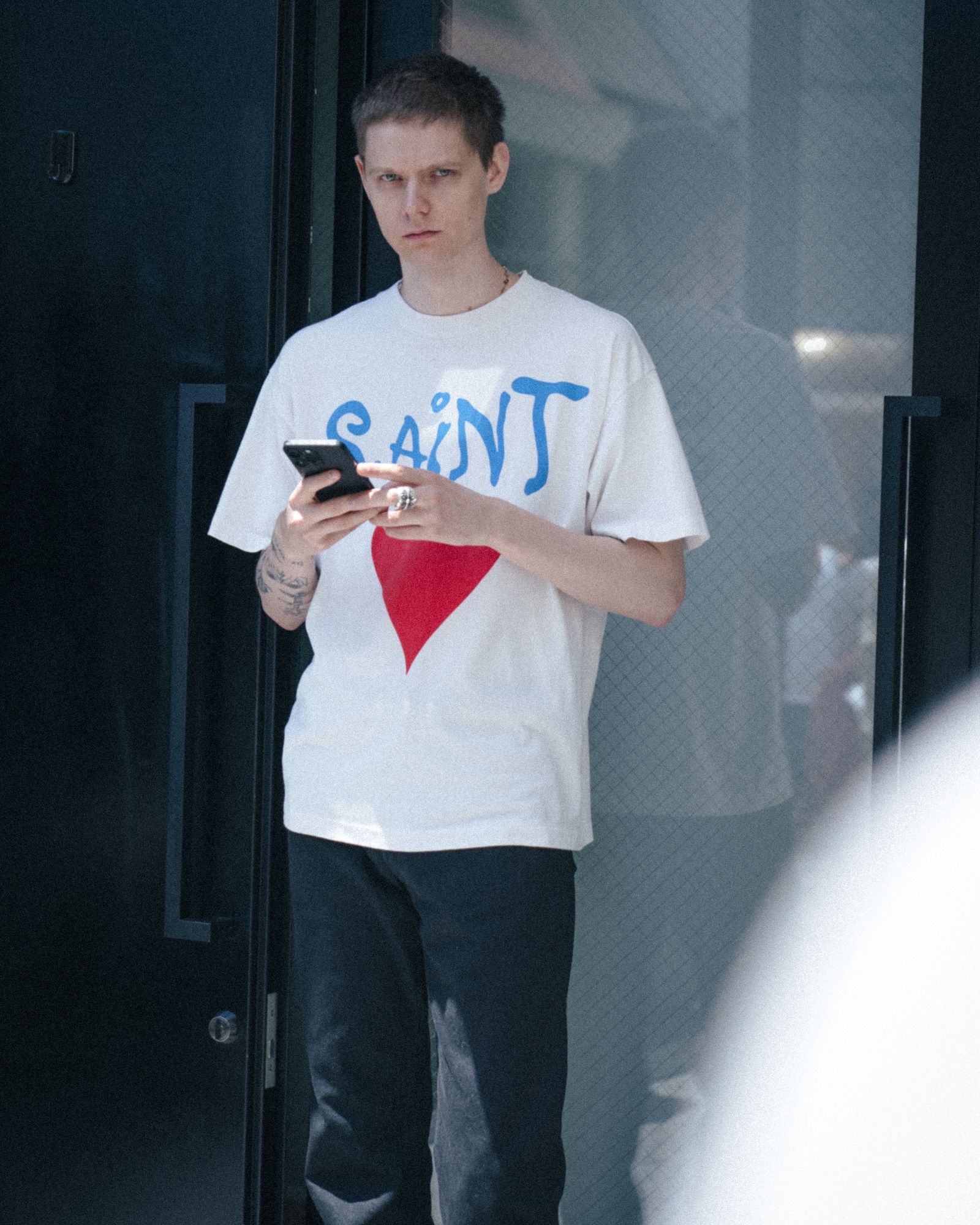 セントマイケル 26AW DEEP_SS T-SHIRT(SM-MK1-0000-011)WHITE☆7月6日(月)発売！