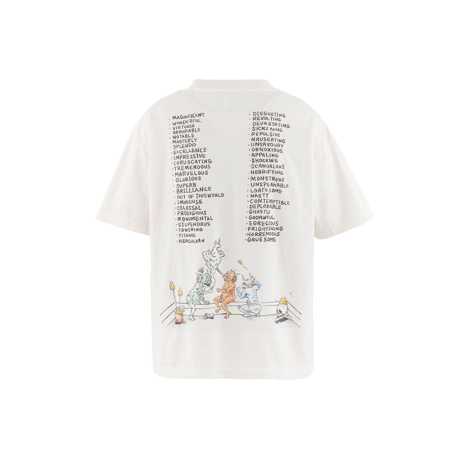 セントマイケル 26SS SAINT WET SS T-SHIRT(SM-MK8-0000-016)WHITE☆4月11日(土)発売！