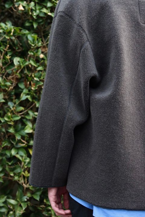 Graphpaper Wool Boa Liner Blouson(GM213-70207) style.2021.10.25.