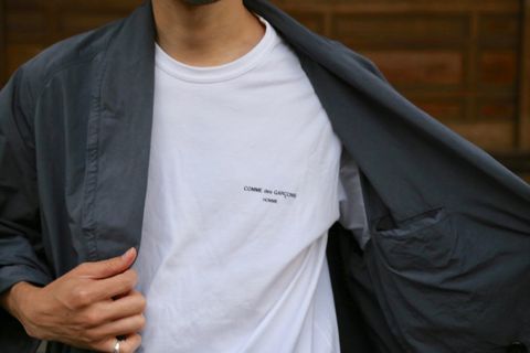 Graphpaper Garment Dyed Shop Coat"D.GRAY"Style.2020.10.13.