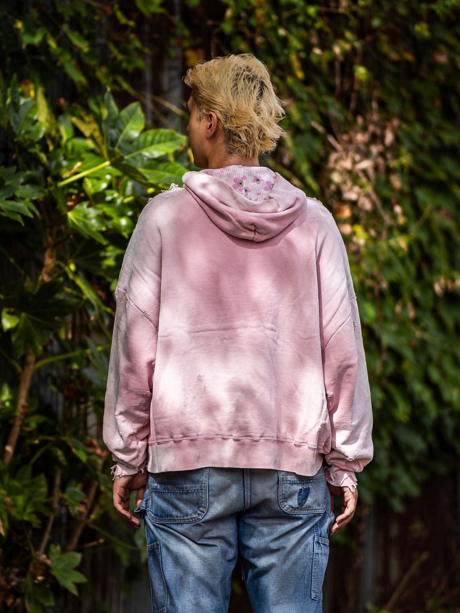 mononoke・made DOUBLE FC ZIP HOODIE/SAKURA MARKスタイル