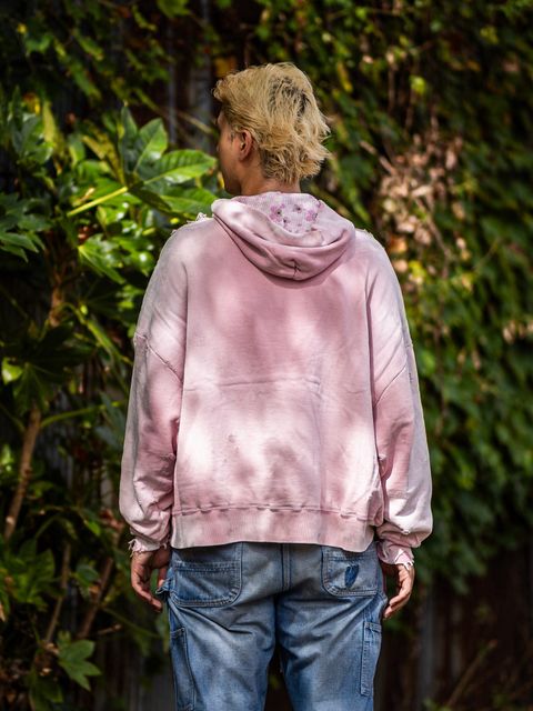 mononoke・made DOUBLE FC ZIP HOODIE/SAKURA MARKスタイル