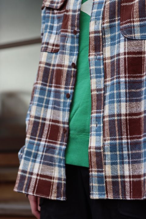 Denim Tears デニムティアーズ チェックネルシャツ(DT-A21-0000-021) style.2021.10.25.