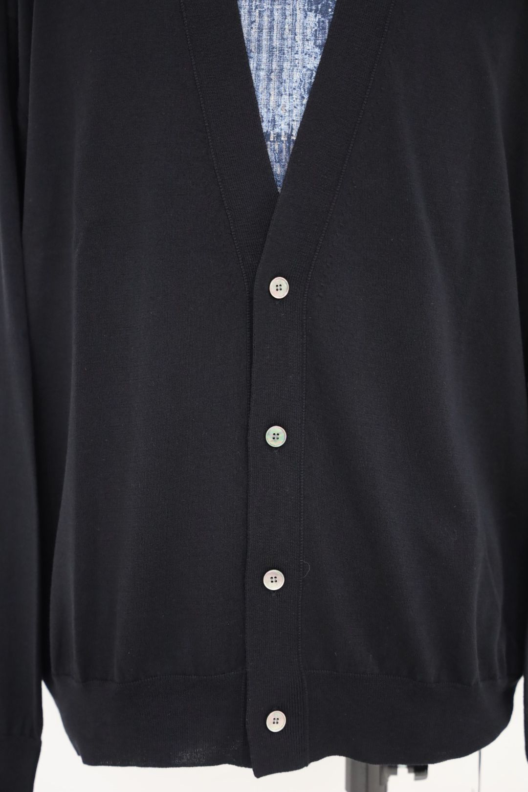 A.PRESSE - アプレッセ 2026 STYLE2 Wool Cotton High Gauge Cardigan