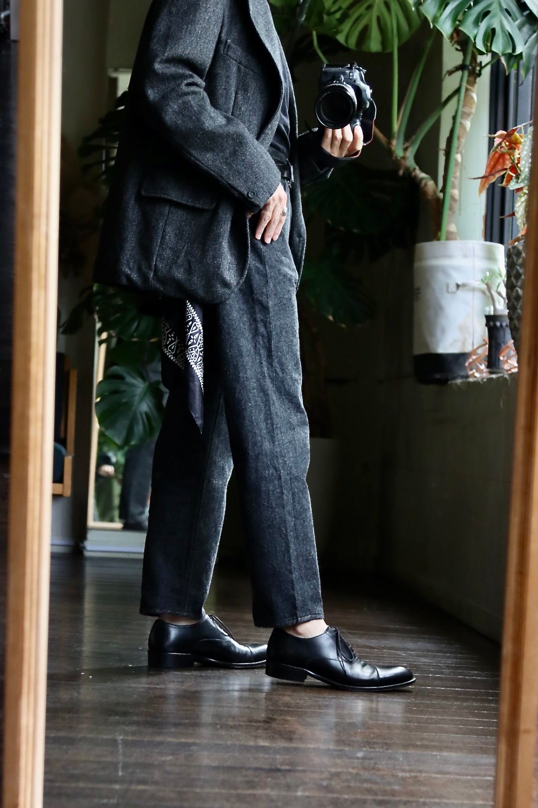 A.PRESSE - アプレッセ23AW Black Washed Denim Pants(23AAP-04