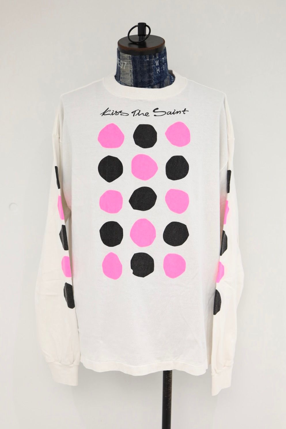 セントマイケル 26SS DOT LS T-SHIRT (SM-MK8-0000-031)WHITE