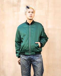 アプレッセ 2026 STYLE1 Vintage Silk Viscose Tour Jacket(26SAP-01-28)GREEN☆12月13日(土)発売！