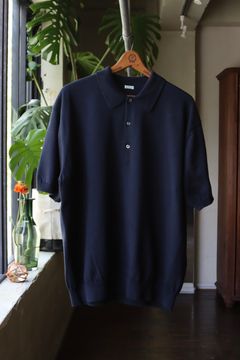 A.PRESSE 24SS Cotton Knit S/S Polo Shirts style 2024.4.13