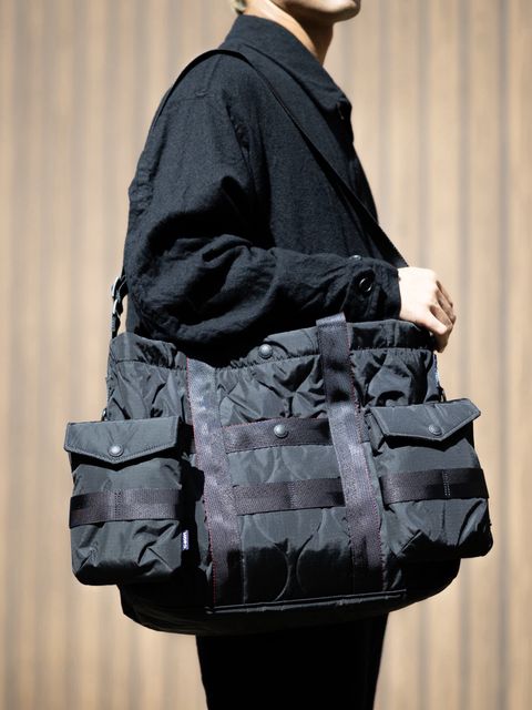 コムデギャルソンオム バッグ 2WAYキルティングTOTE BAG(HR-K206-051)BLACK☆10月2日(金)発売！