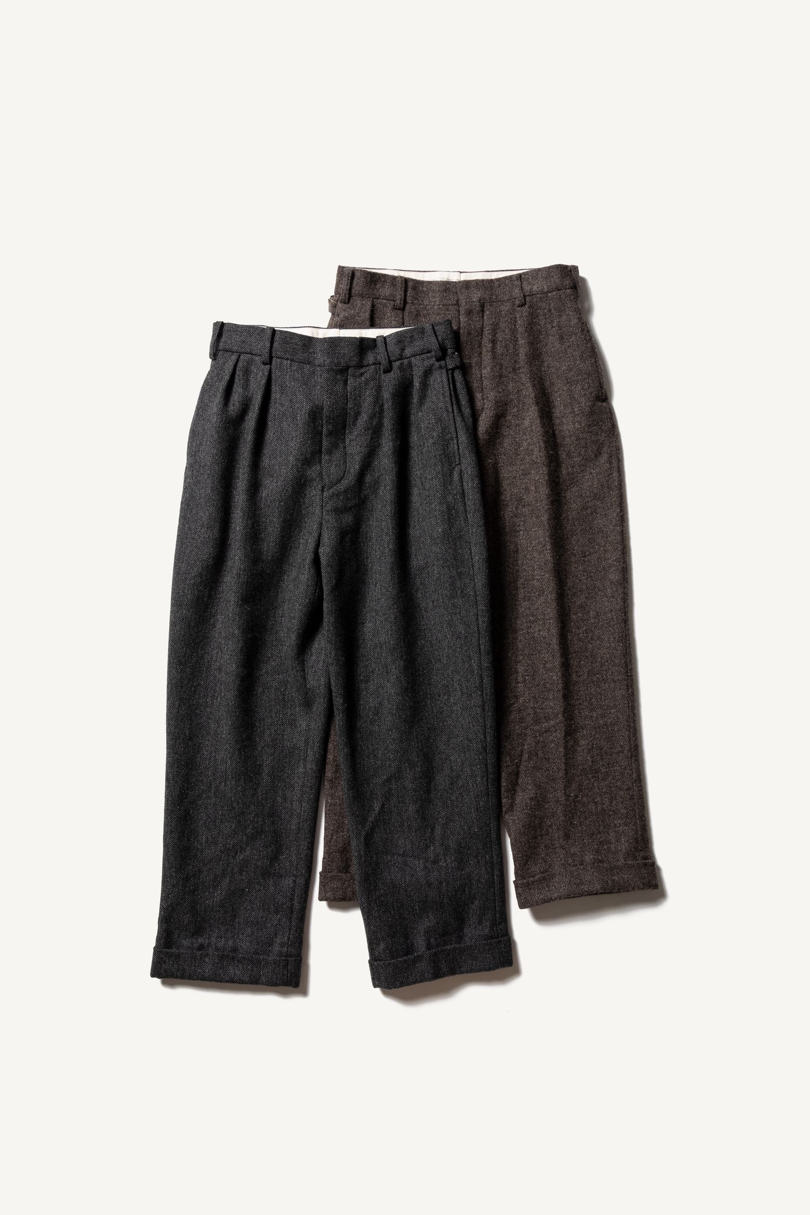 A.PRESSE - アプレッセ Tweed Two Tack Trousers(22AAP-04-11H