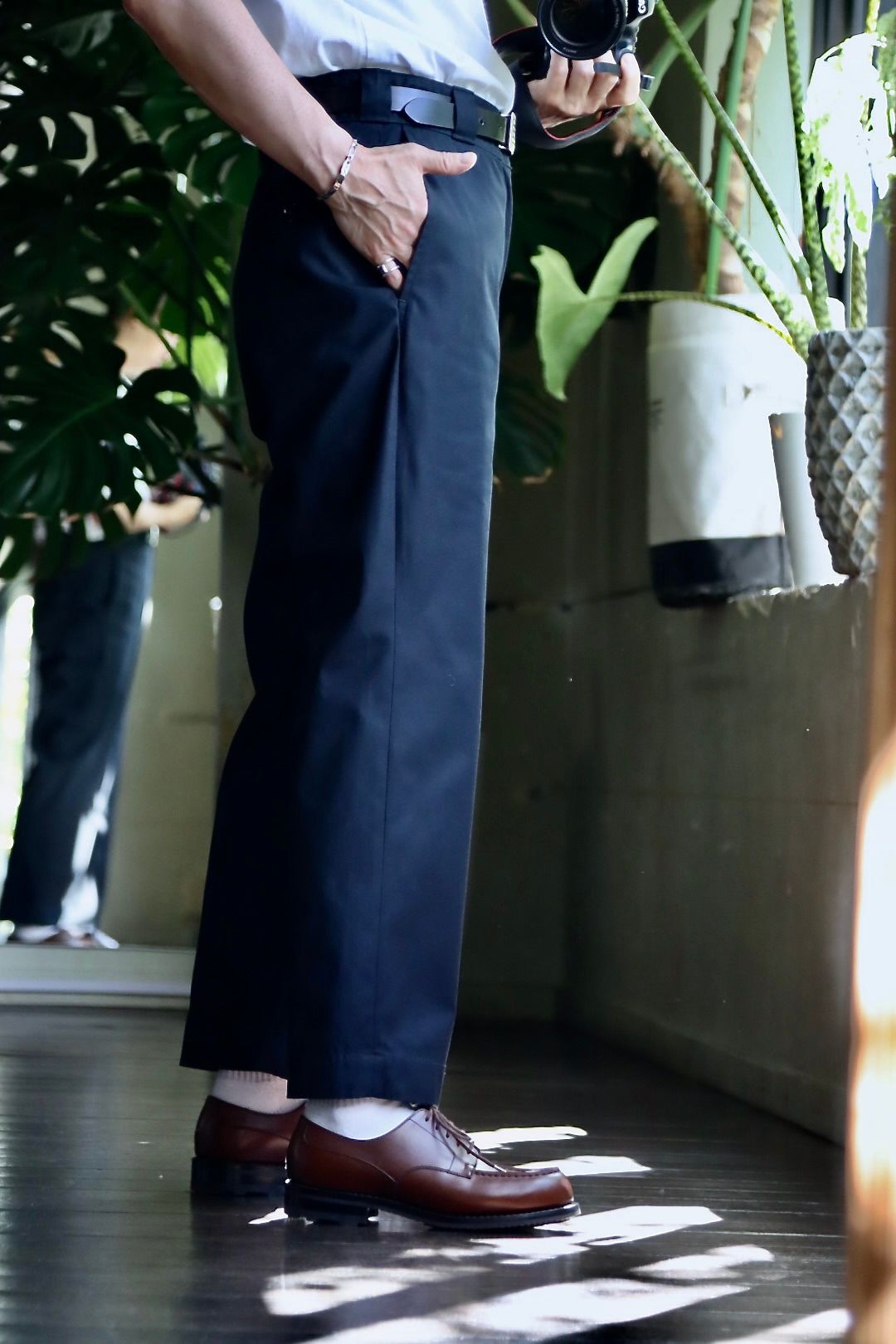 A.PRESSE - アプレッセ Work Chino Trousers (23AAP-04-22M)NAVY