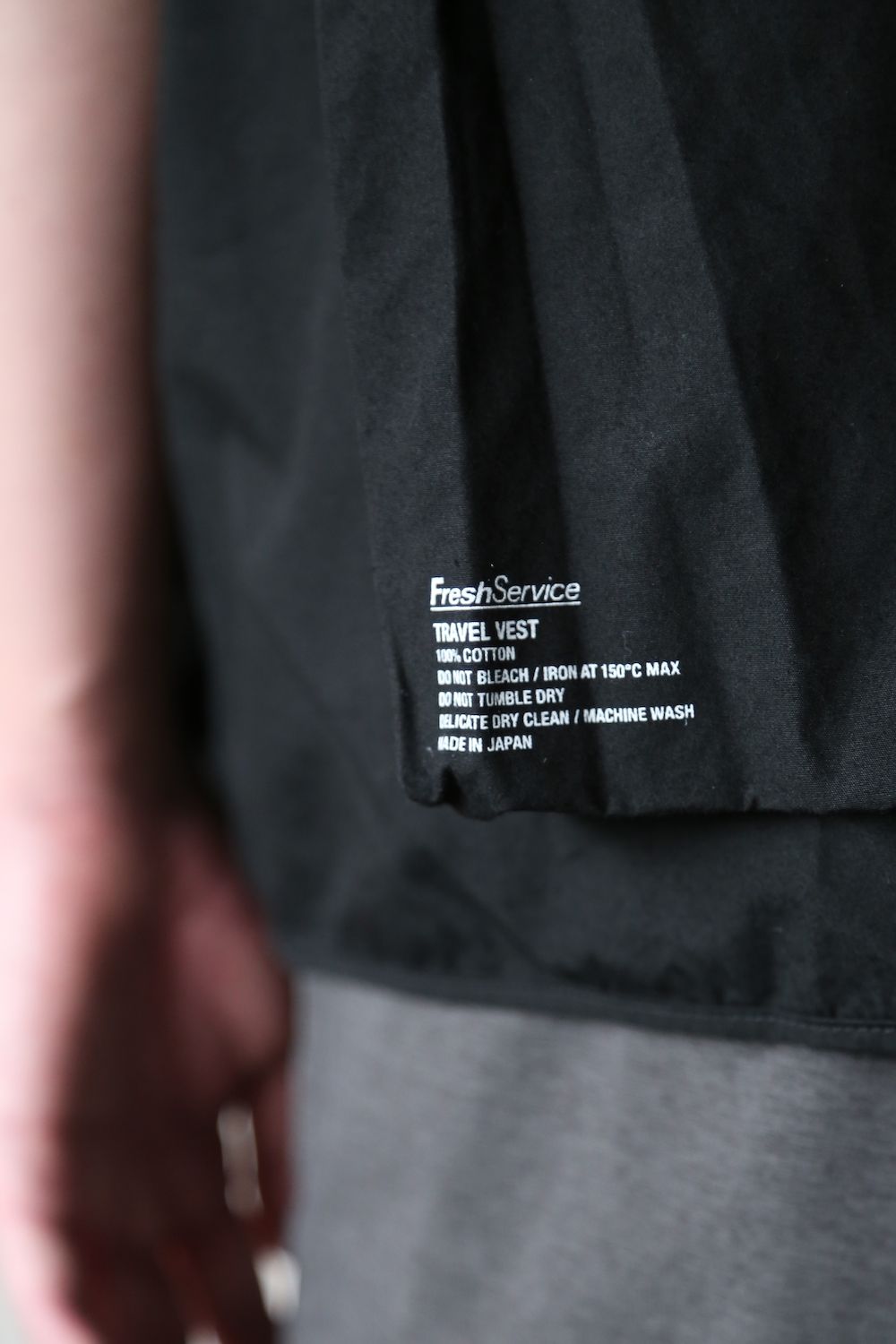 FreshService TRAVEL VEST[U](FSW-20-VT-01) style.2021.6.13