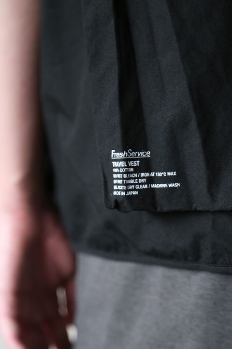 FreshService TRAVEL VEST[U](FSW-20-VT-01) style.2021.6.13
