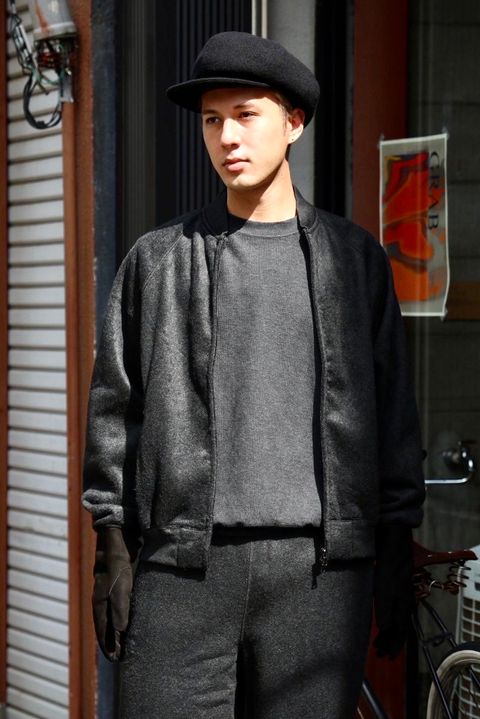 blurhms Pe/Silk Fleece Bomber Jacket 新作発売！