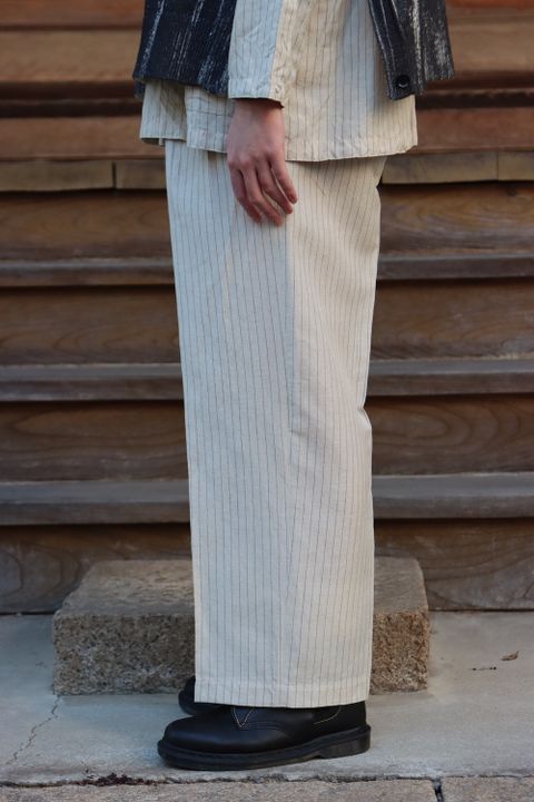 YOKE PRINTED COTTON CREWNECK VEST(YK22SS0348S) style.2022.2.12