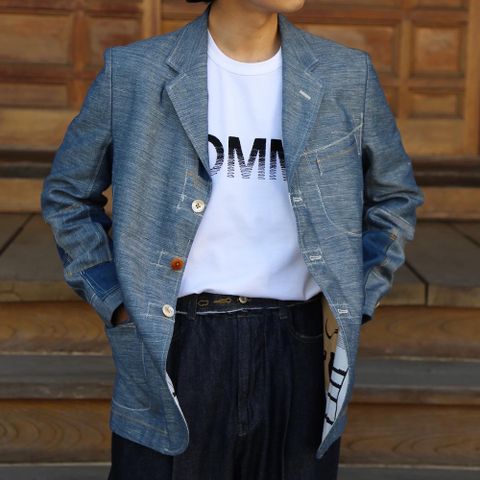 JUNYA WATANABE COMME des GARCONS MAN 綿リネンデニムジャケット(WG-J007-051) style. 2021.04.05.