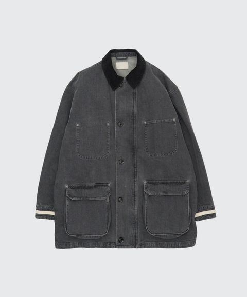 ヨーク 25FW VINTAGED DENIM COVERALL HALF COAT(YK25FW01067C)BLACK☆9月6日(土)発売！