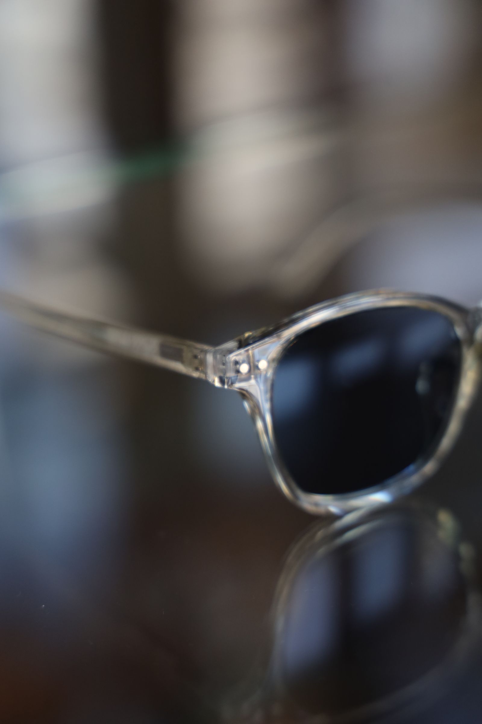 イズネスミュージックサングラス is-ness DAVID SUNGLASSES(BOSLINTON TYPE)CLEAR-CLEAR