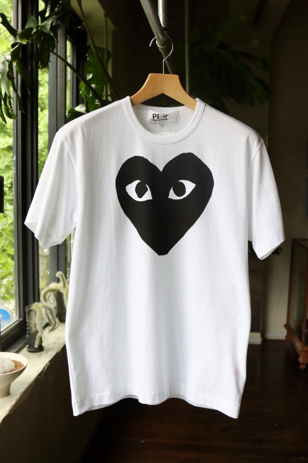 PLAY COMME des GARCONS - プレイコムデギャルソン ブラックハートTシャツBLACK HEART (WHITE/BLACK) |  mark