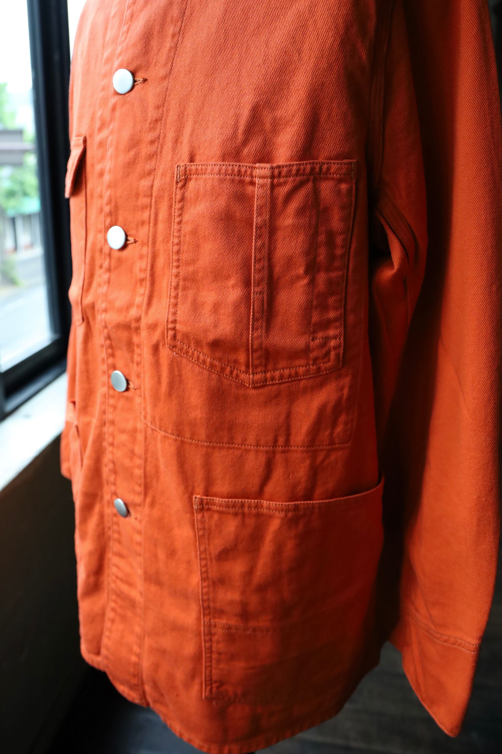 ファウンダ 25AW WORK JACKET (015FD252007)ORANGE