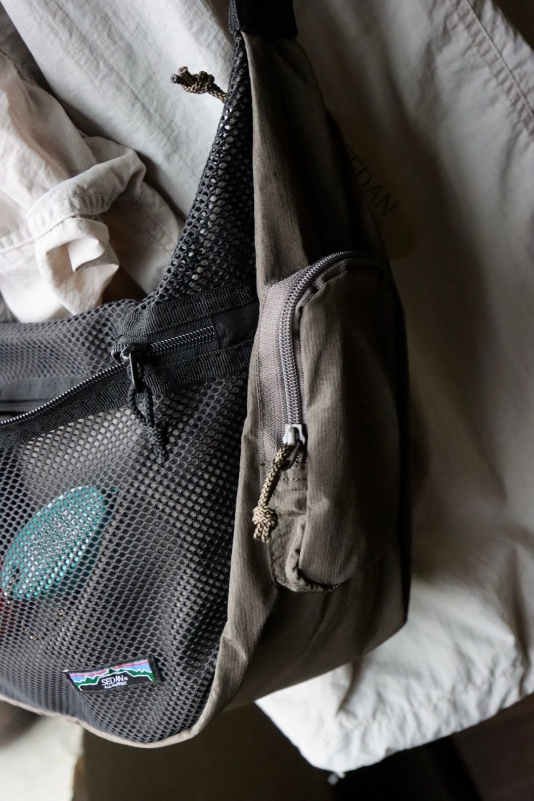 セダンオールパーパス SS24 Mesh Shoulder Bag (SD24S-BG02)Wolf Gray☆2月23日(金)発売！！