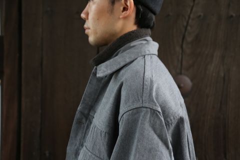 Graphpaper Colorfast Denim Blouson&Colorfast Denim Two Tuck Pants"GRAY"Style.2020.11.13.