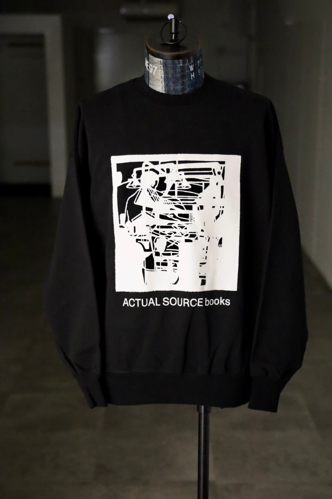 フレッシュサービス AS×FS LIGHT OZ CREW NECK "LITHOGRAPH"(FSC253-70155AS)BLACK☆8月30日(土)発売！