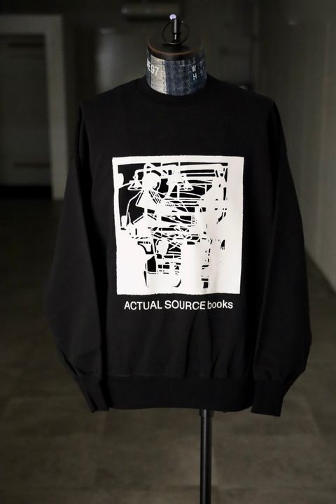 フレッシュサービス AS×FS LIGHT OZ CREW NECK "LITHOGRAPH"(FSC253-70155AS)BLACK☆8月30日(土)発売！