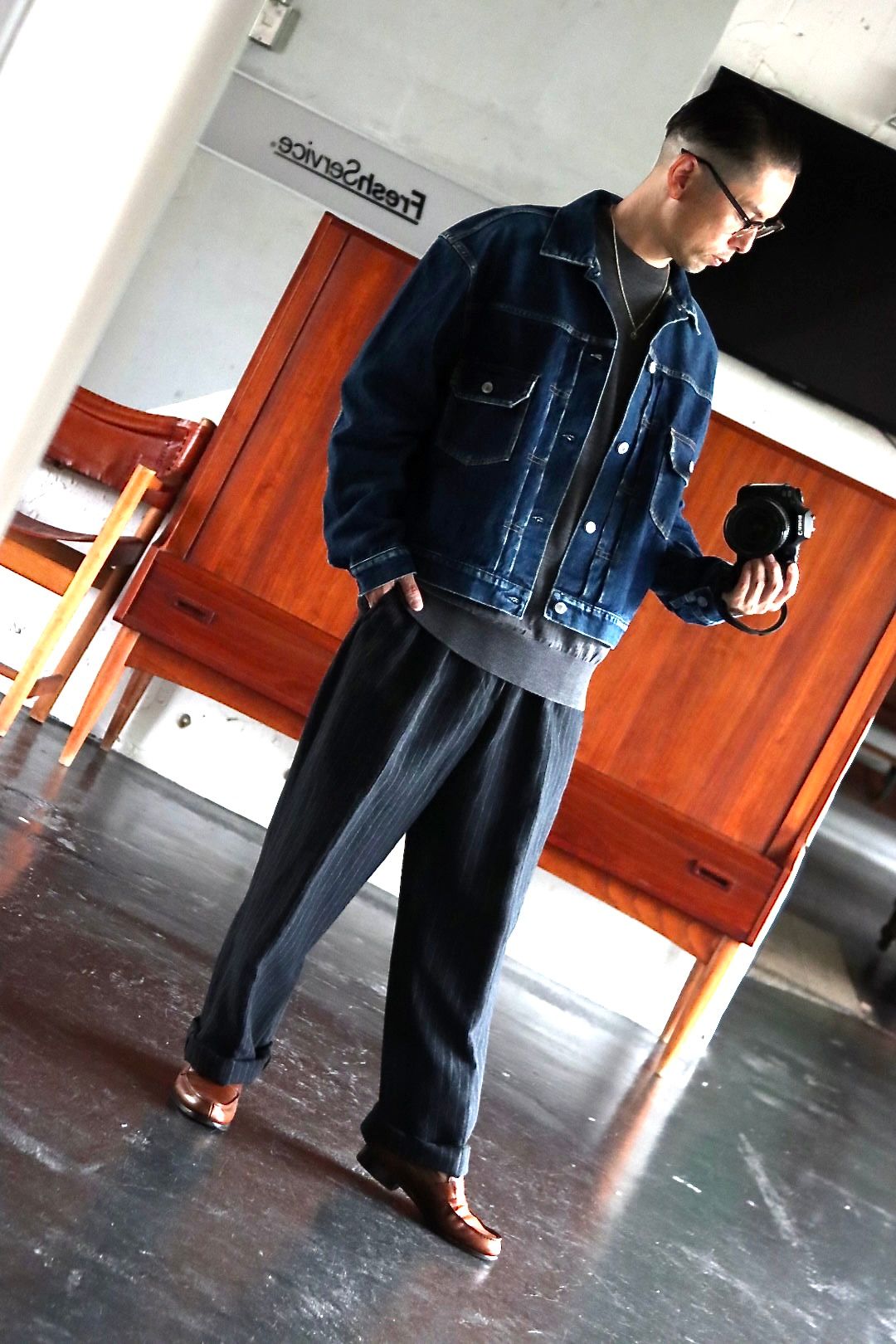 アプレッセ22FW デニムジャケット 2nd Type Denim Jacket (22AAP-01-10H)INDIGO※8月11日発売