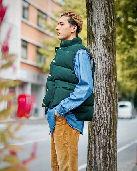 A.PRESSE Suede Down Vest 10月19日(土)新作発売！