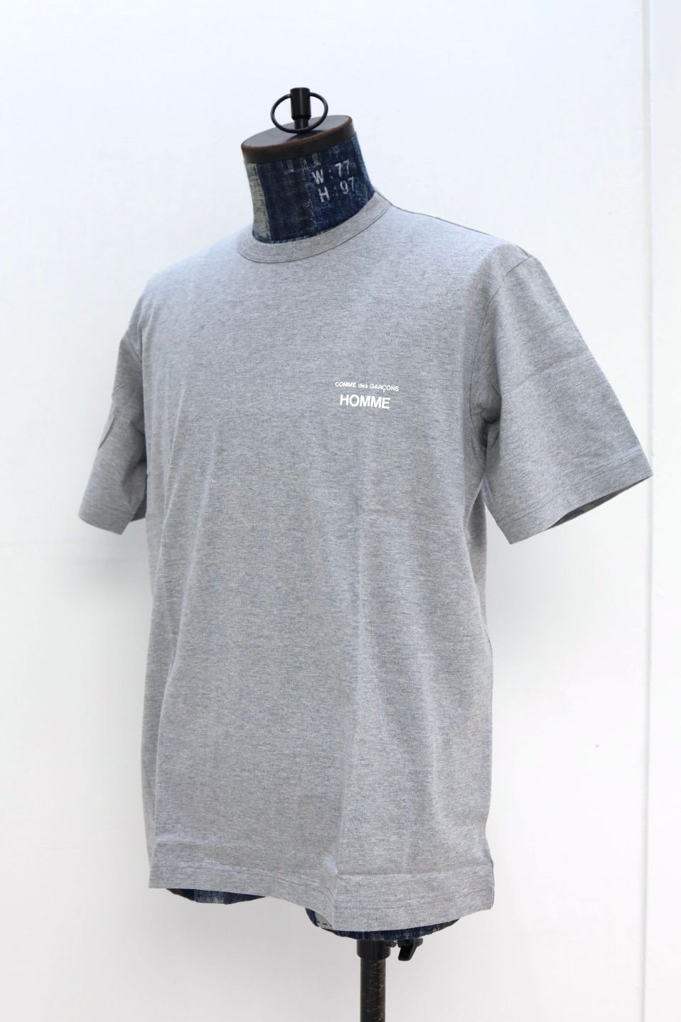 コムデギャルソンオム 25AW ロゴTシャツ(HQ-T101-051)T.GRAY☆2月6日(金)発売！