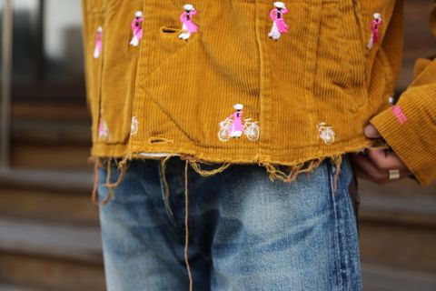 doublet VETNAM EMBROIDERY COURDUROY JACKET"YELLOW"Style.2020.9.15..