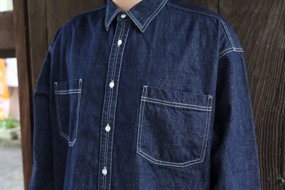 Graphpaper Denime Regular Collar Shirt style.2021.3.13.
