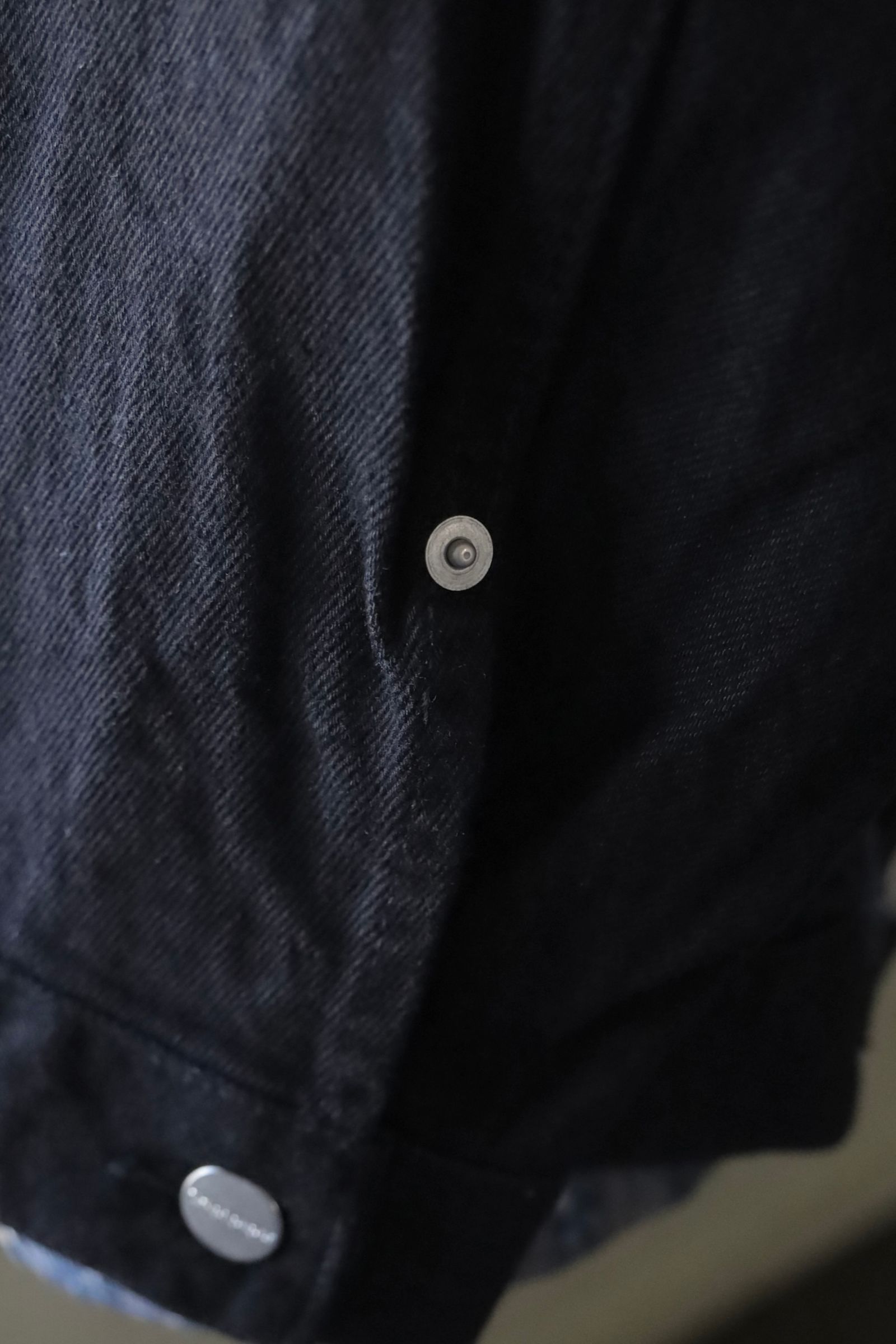 グラフペーパー 25AW Selvage Denim Trucker Jacket(GM253-20055RB)BLACK_WASHED