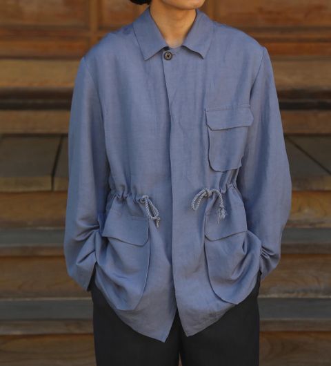 YOKE LOOSE SAFARI JACKET(YK21SS0202J) style. 2021.04.26.