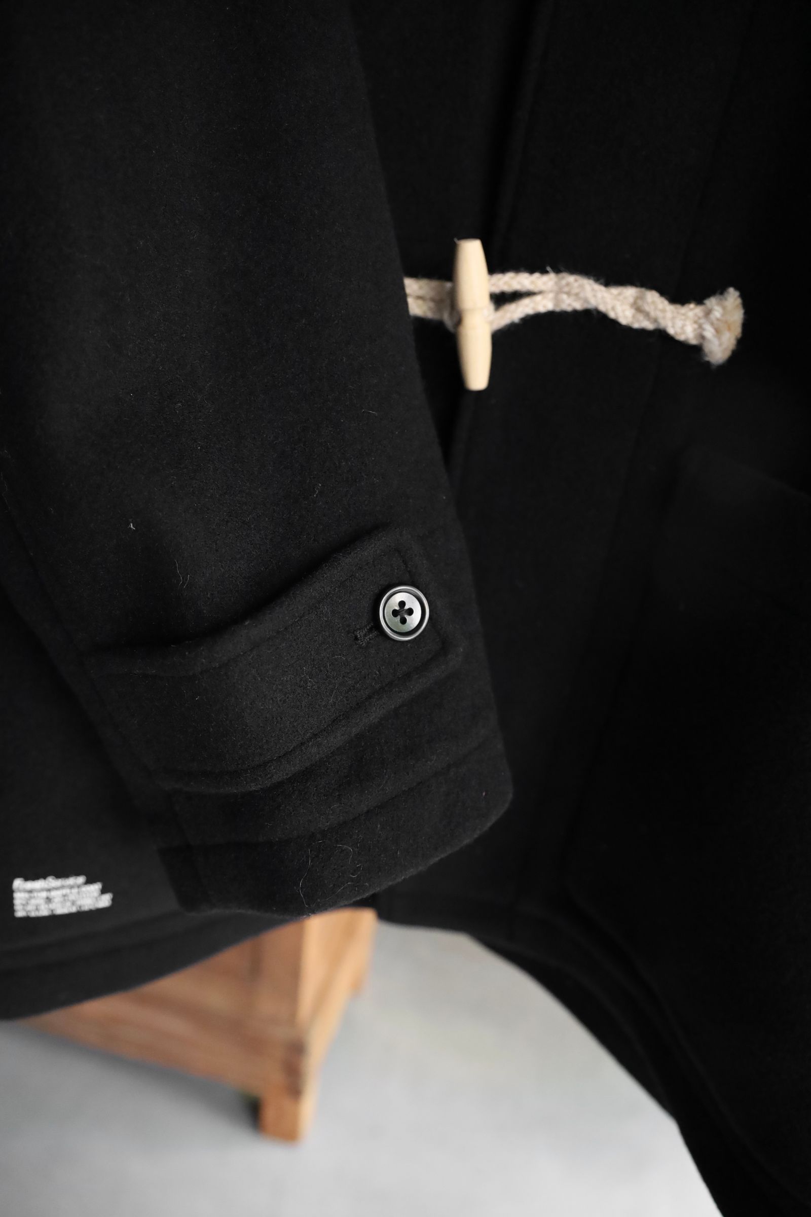 フレッシュサービス24AW MELTON DUFFLE COAT (FSC244-10034)BLACK☆11月23日(土)発売！