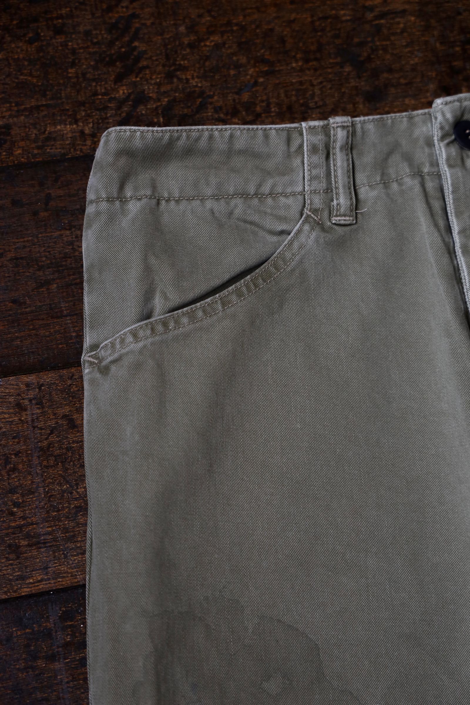 BOW WOW バウワウ USN N-3 TWILL TROUSERS(BW251-UN3TT)OD AGAIN