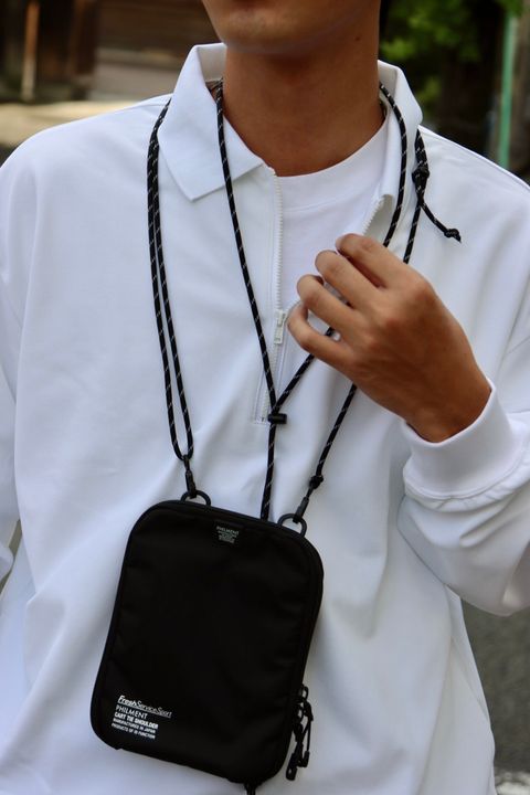 FreshServiceSport フレッシュサービススポーツ 23AW DRY PIQUE JERSEY NECK ZIP L/S POLOスタイル