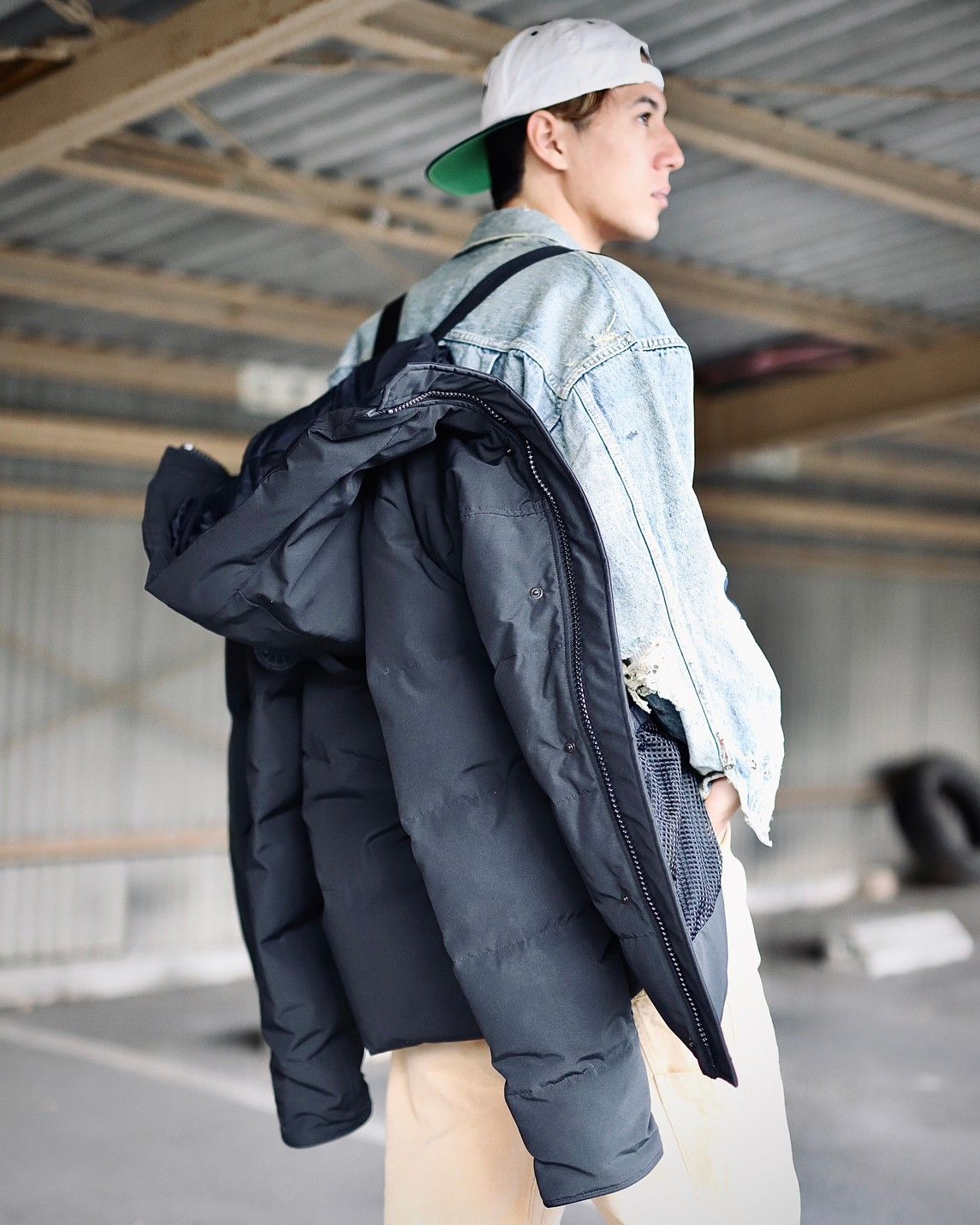 CANADA GOOSE カナダグース23AW Macmillan Parka BLACK LABELスタイル