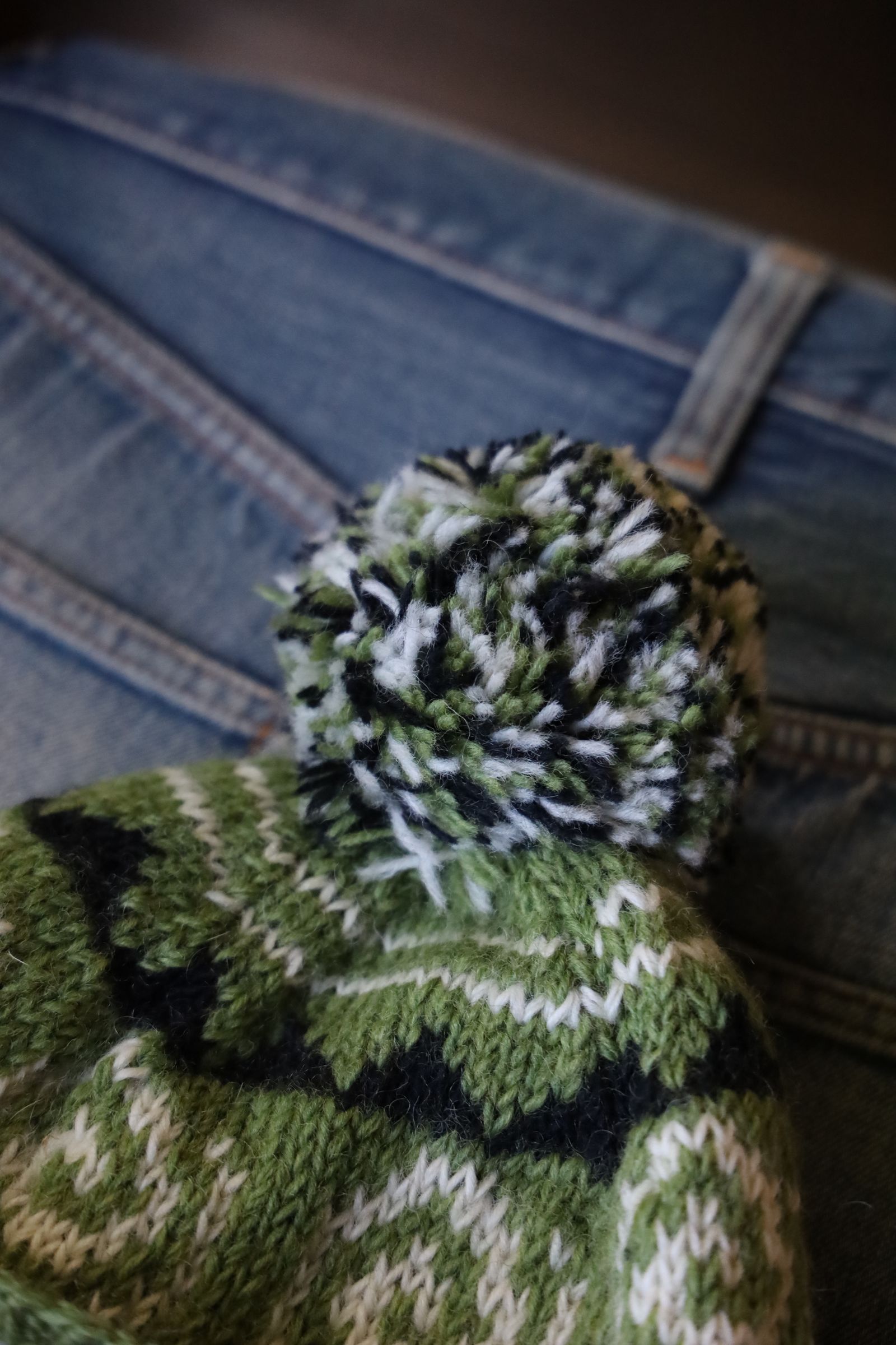 セダンオールパーパス FW24 Vortex Hand Knit Beanie(SD24F-CP06)GREEN☆11月9日(土)新作発売！