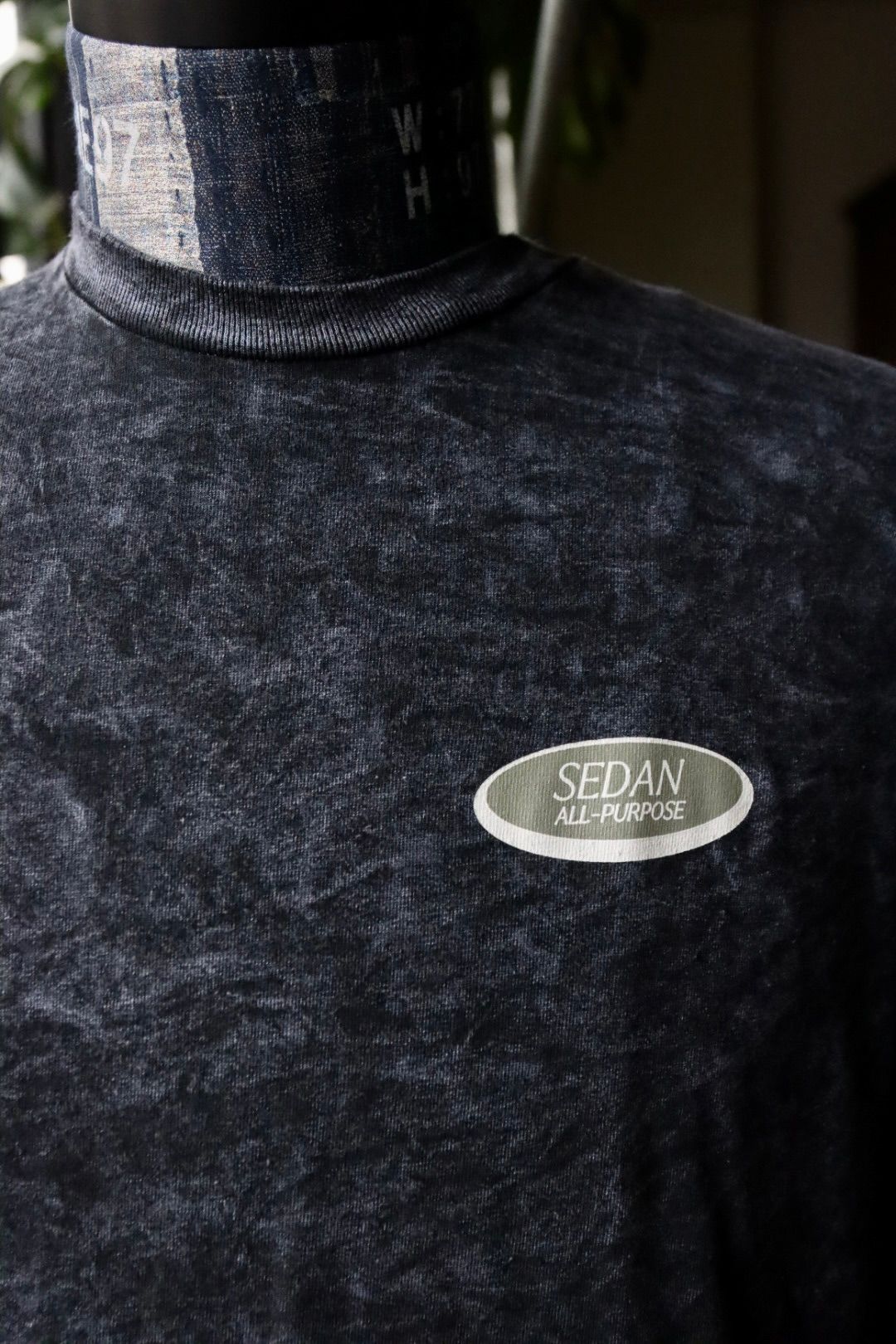 セダンオールパーパス SS24 Oval Logo Mineral Wash L/S Tee(SD24S-CT04)Asphalt