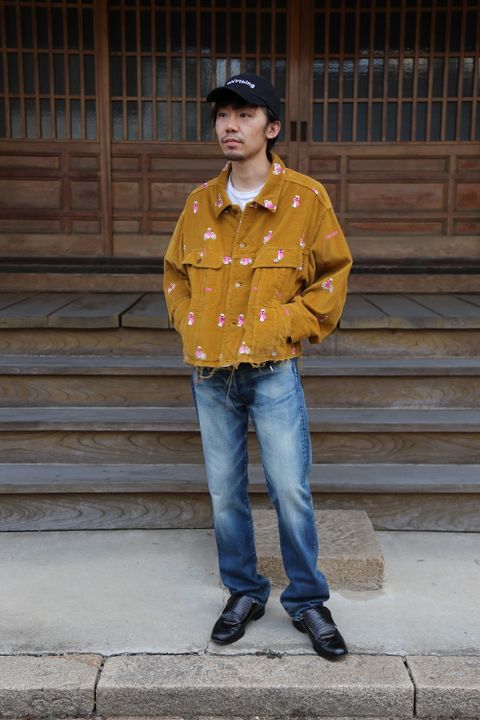 doublet VETNAM EMBROIDERY COURDUROY JACKET"YELLOW"Style.2020.9.15..