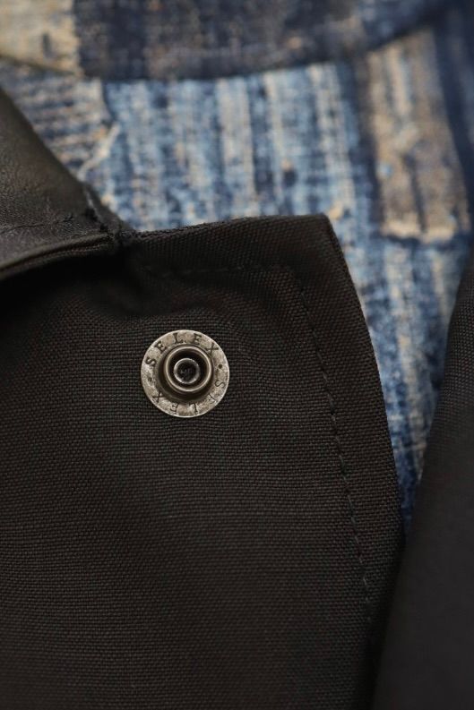 コムデギャルソンオム26SS ウールポプリン×牛革ジャケット(HQ-J004-051)BLACK☆2月6日(金)発売！