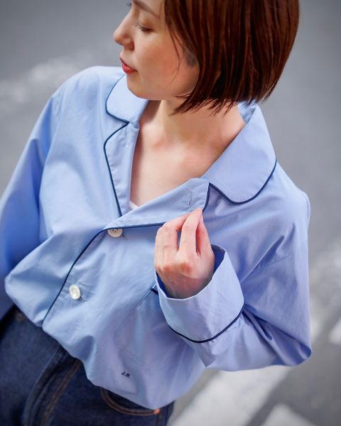 J.B. ATTIRE  Saint-Tropez pajama shirt style 2024.09.26