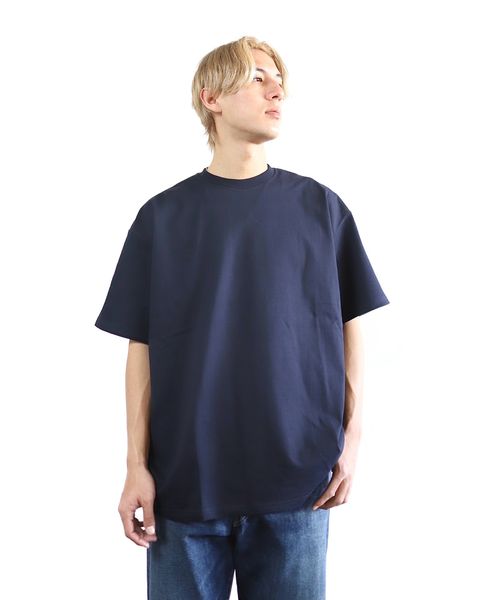 グラフペーパー24SS Heavy Weight S/S Oversized Tee (NAVY)style 2024.3.15